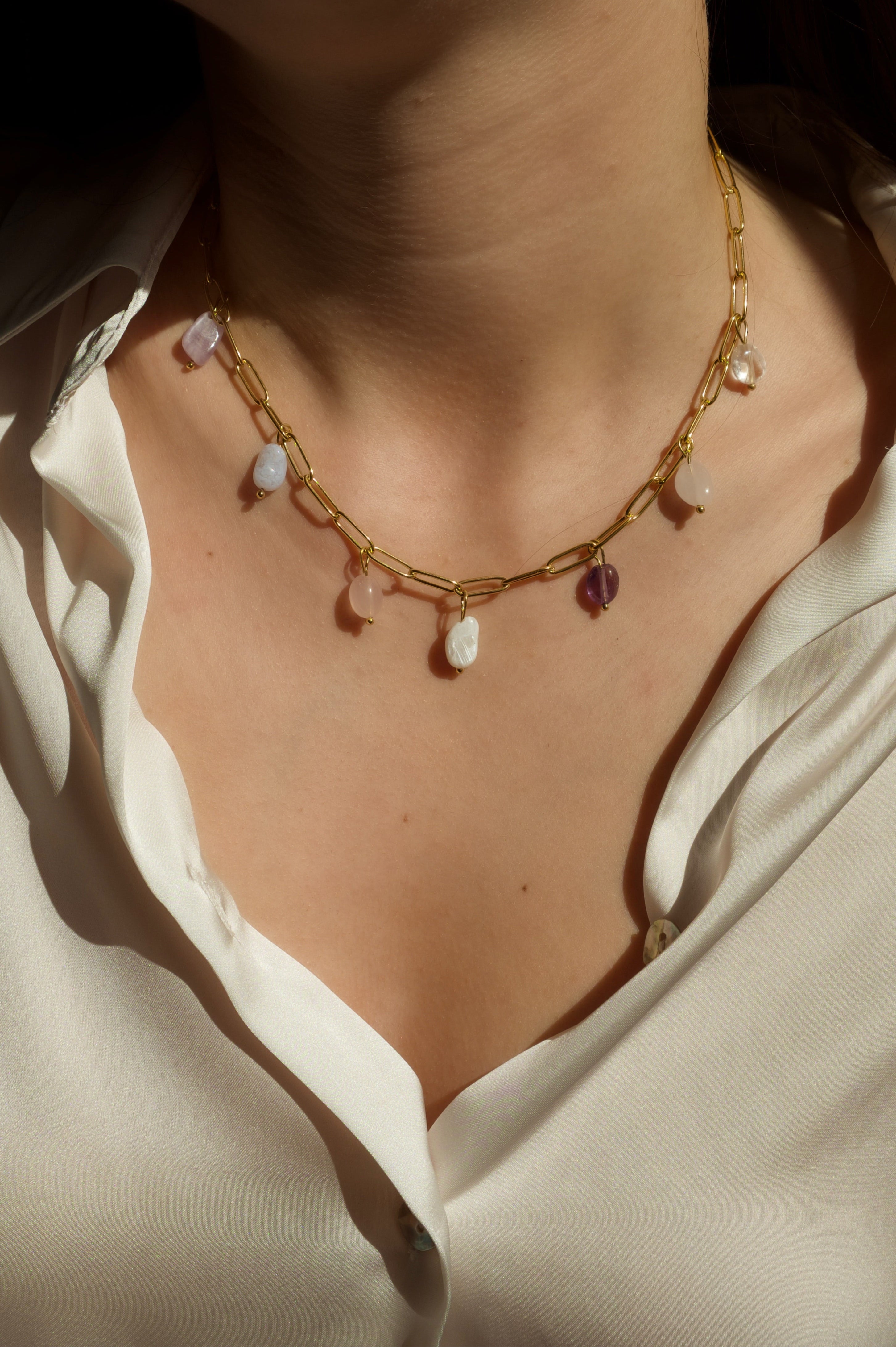 Alja Necklace | Lilac Edition