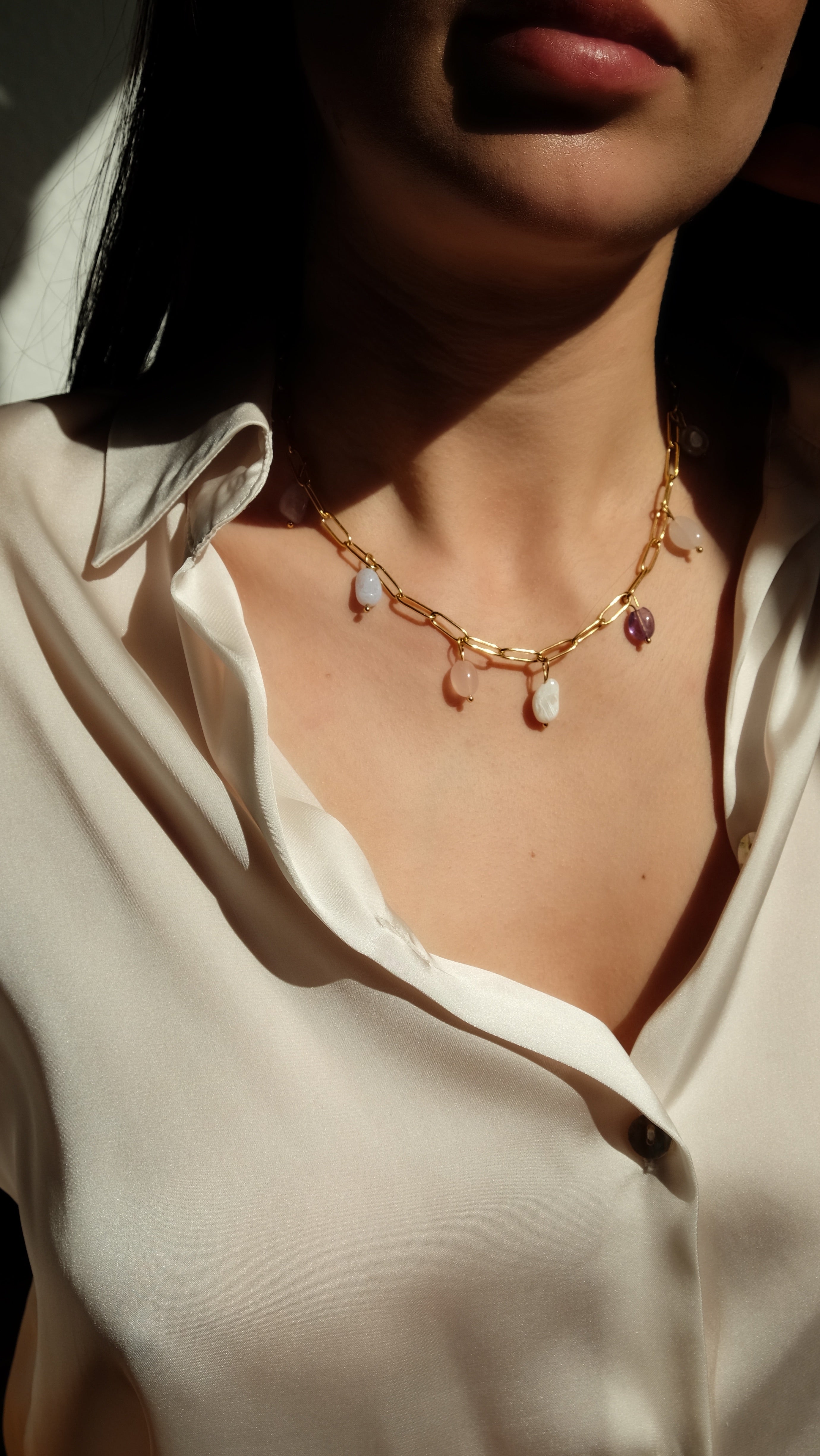 Alja Necklace | Lilac Edition