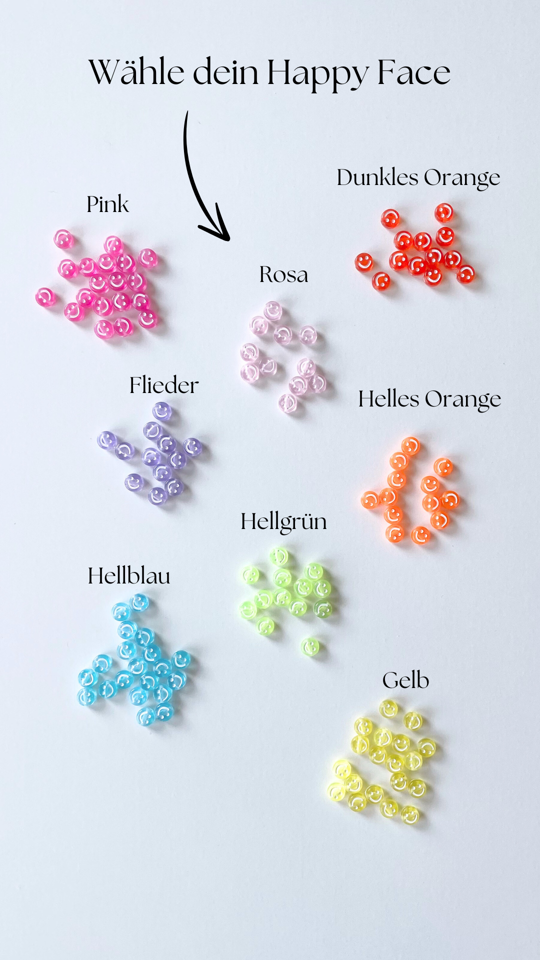 The Happy Face Bracelet - personalisierbar