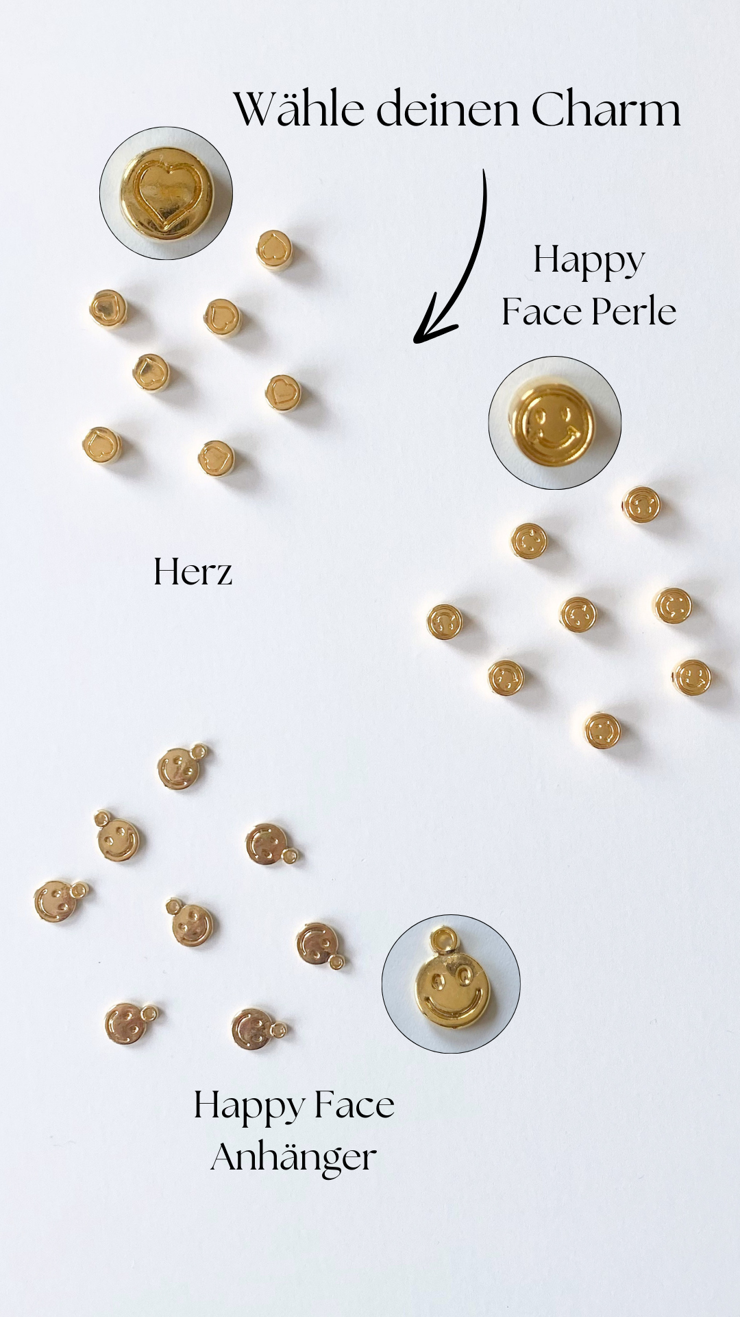 The Gold Charm Bracelet - personalisierbar