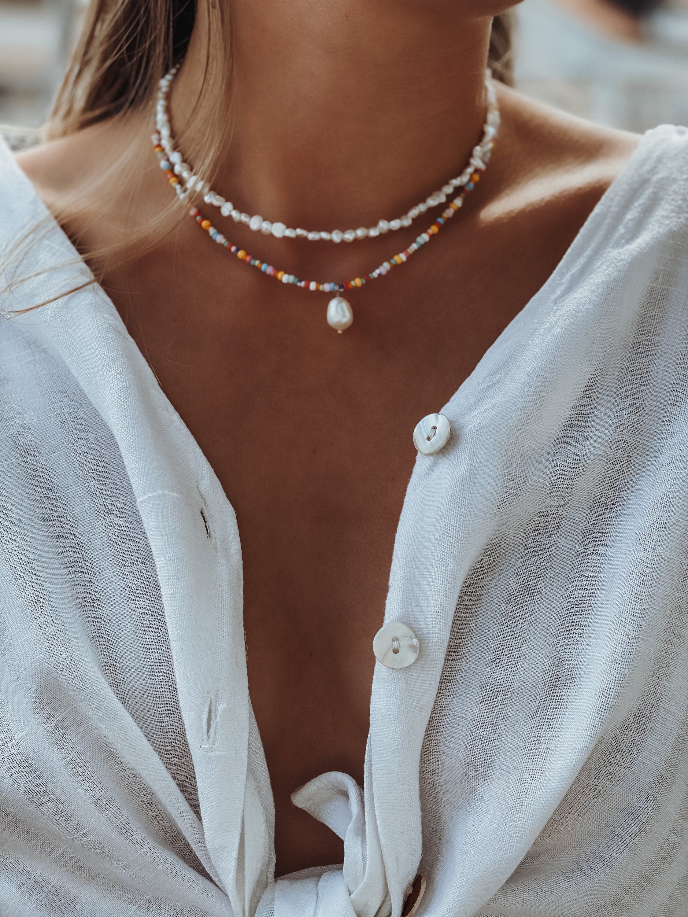 Little Pearl Choker | Kette aus Süßwasserperlen