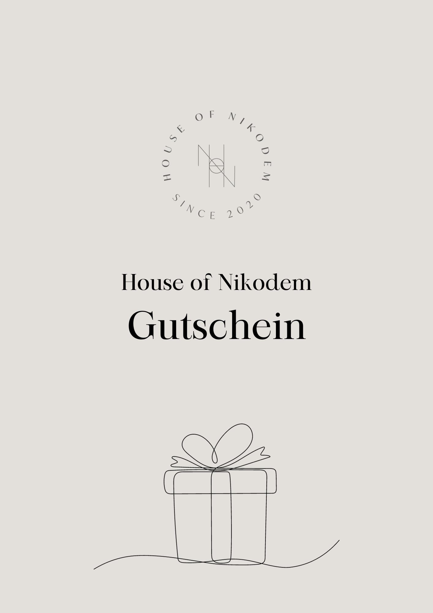 House of Nikodem Gutschein