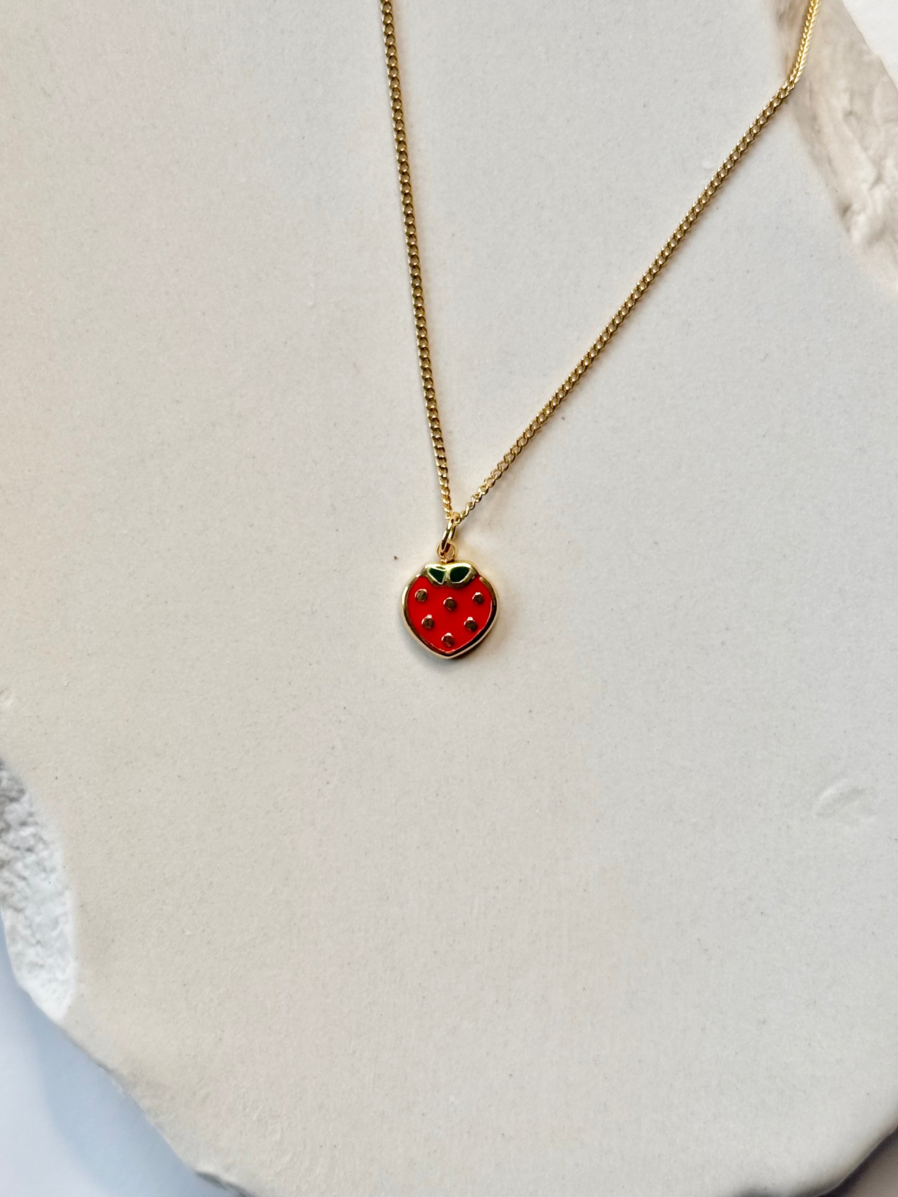 Strawberry Necklace