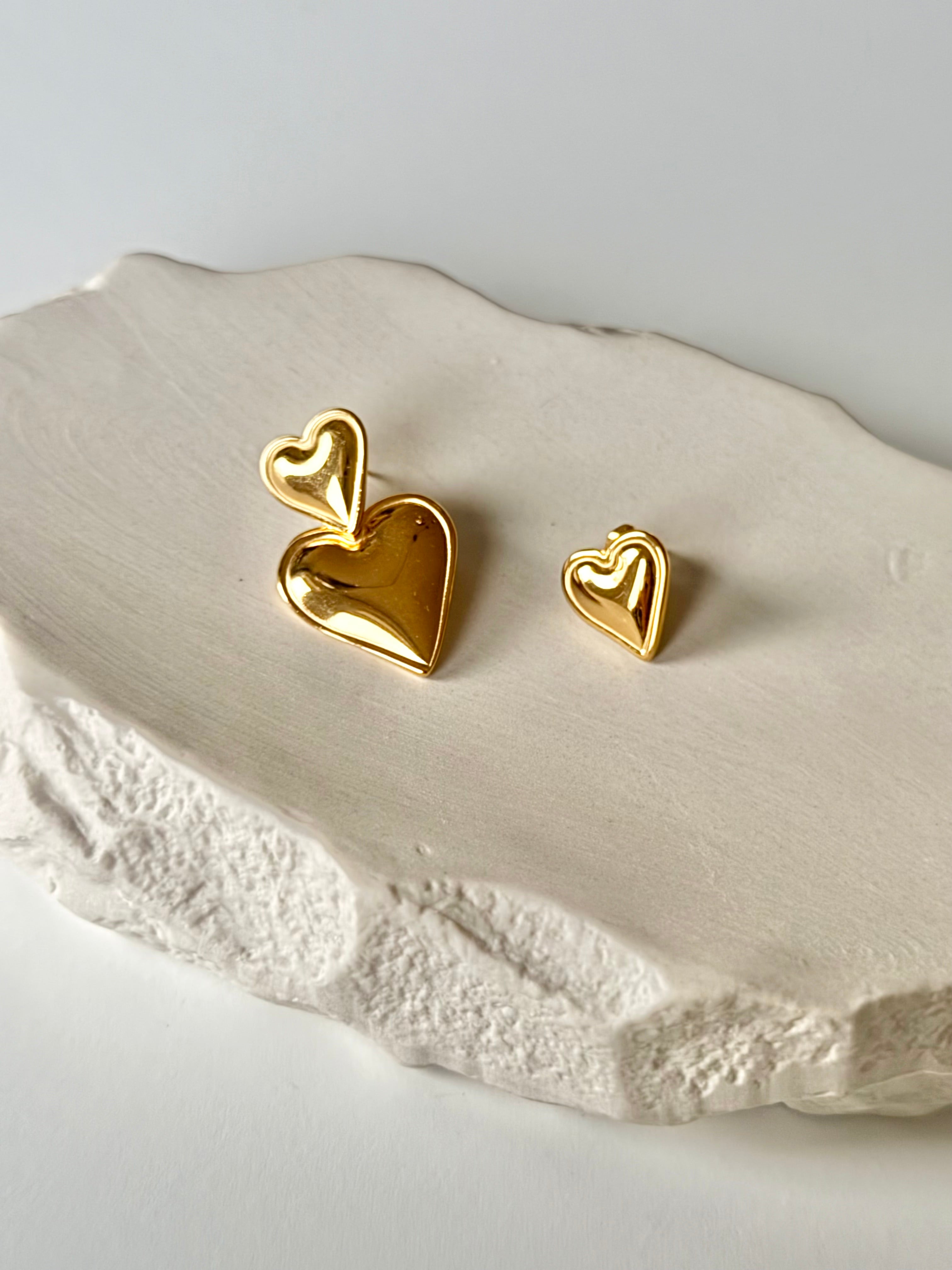 Sample Sale B-Ware Heart Earrings