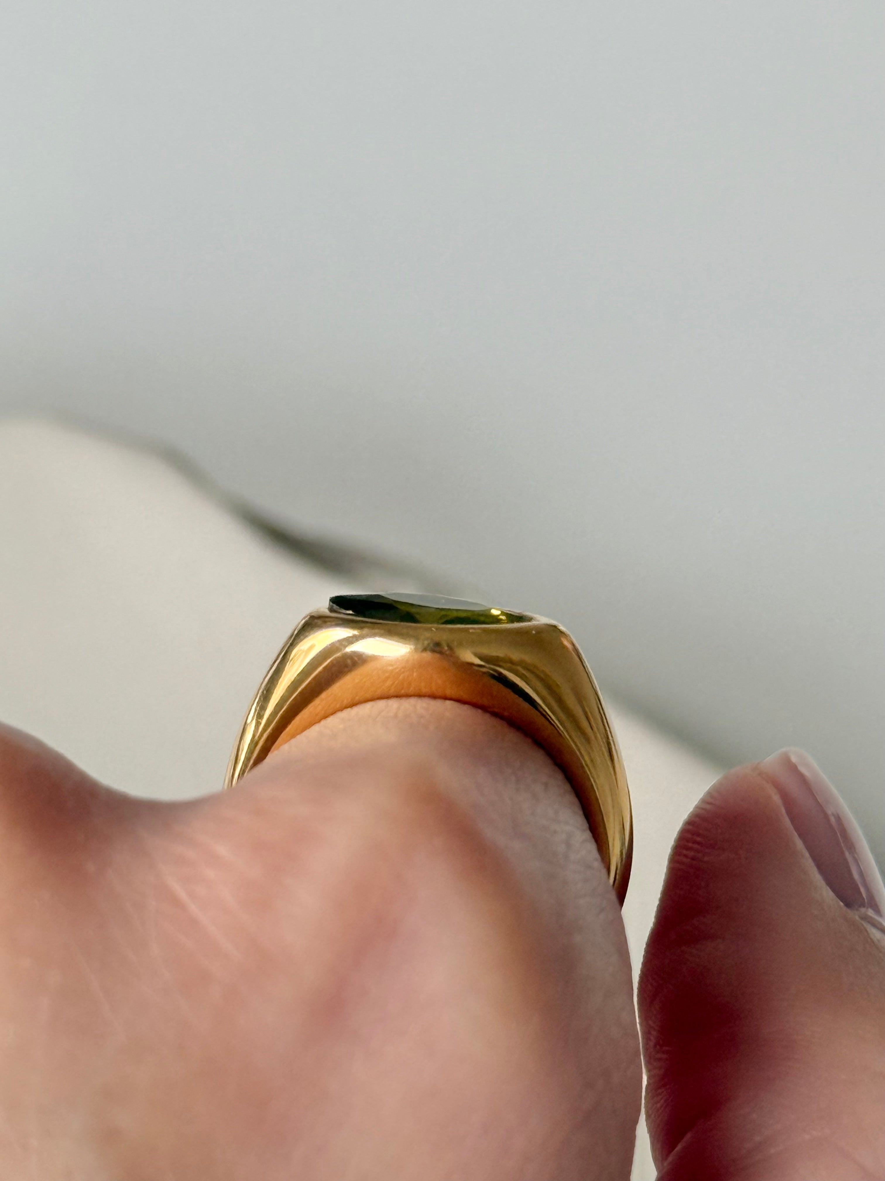 Sample Sale B-Waren Demi Ring Olive