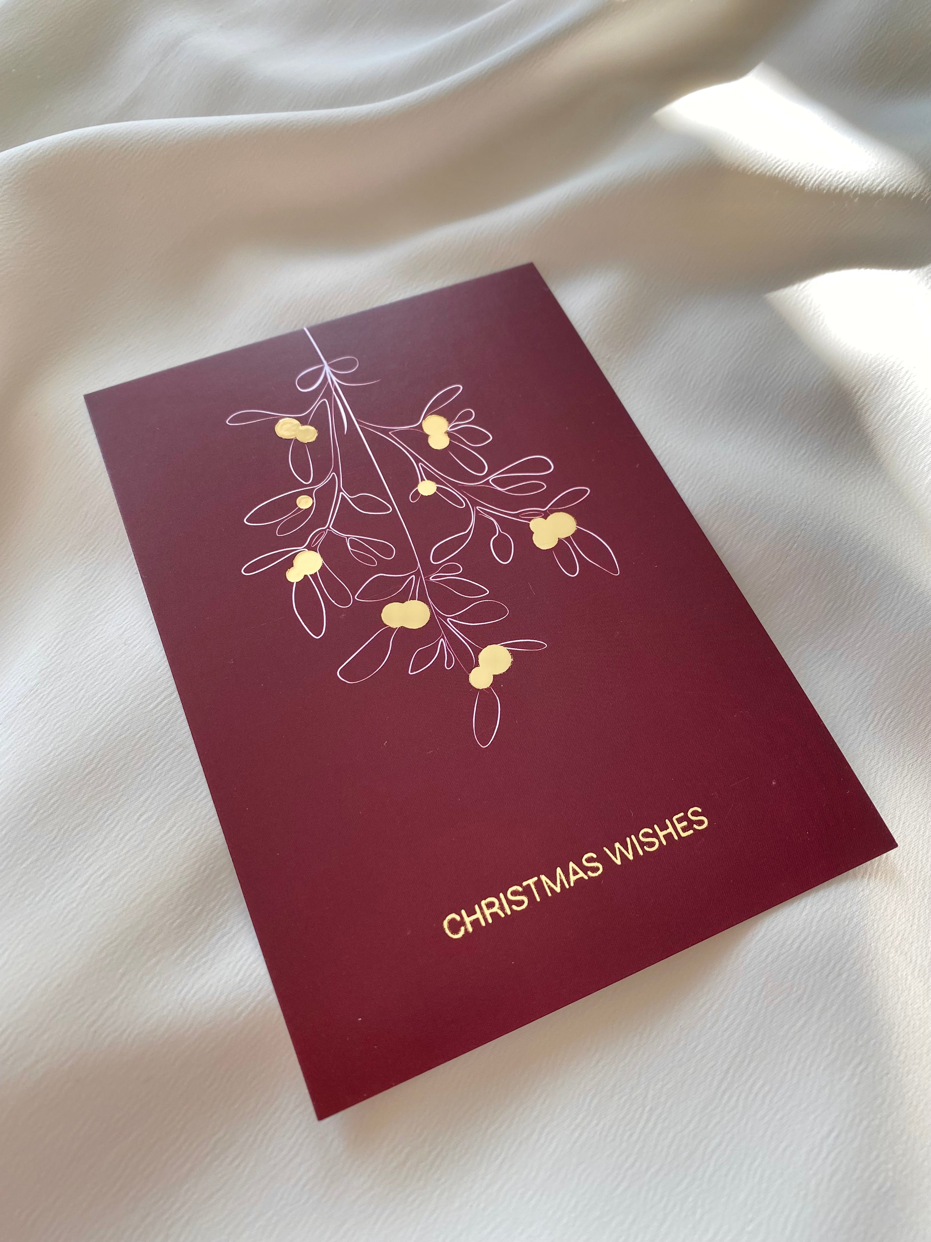 Postkarte "Christmas Wishes"