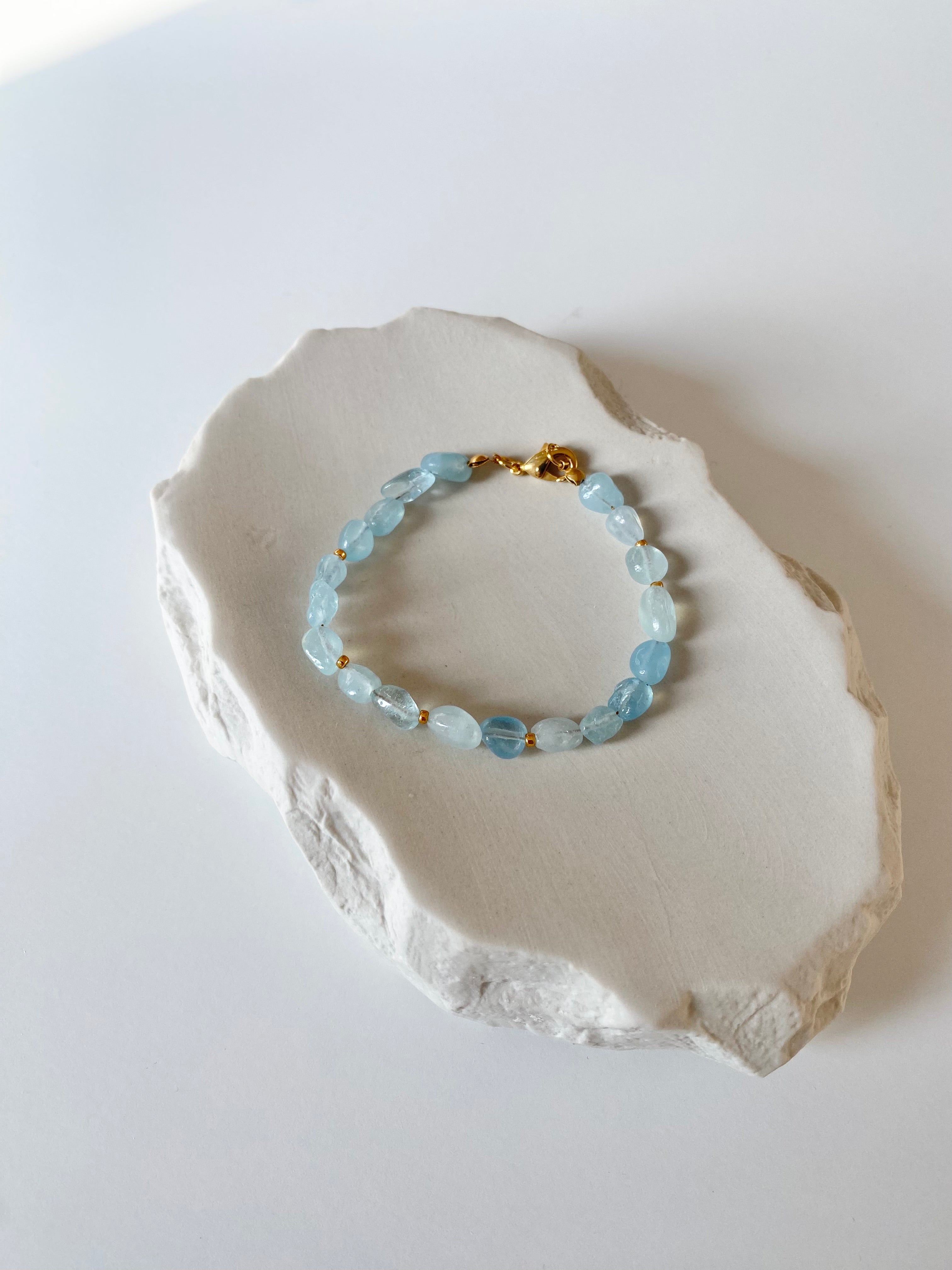 Nanami Bracelet | Aquamarin-Armband