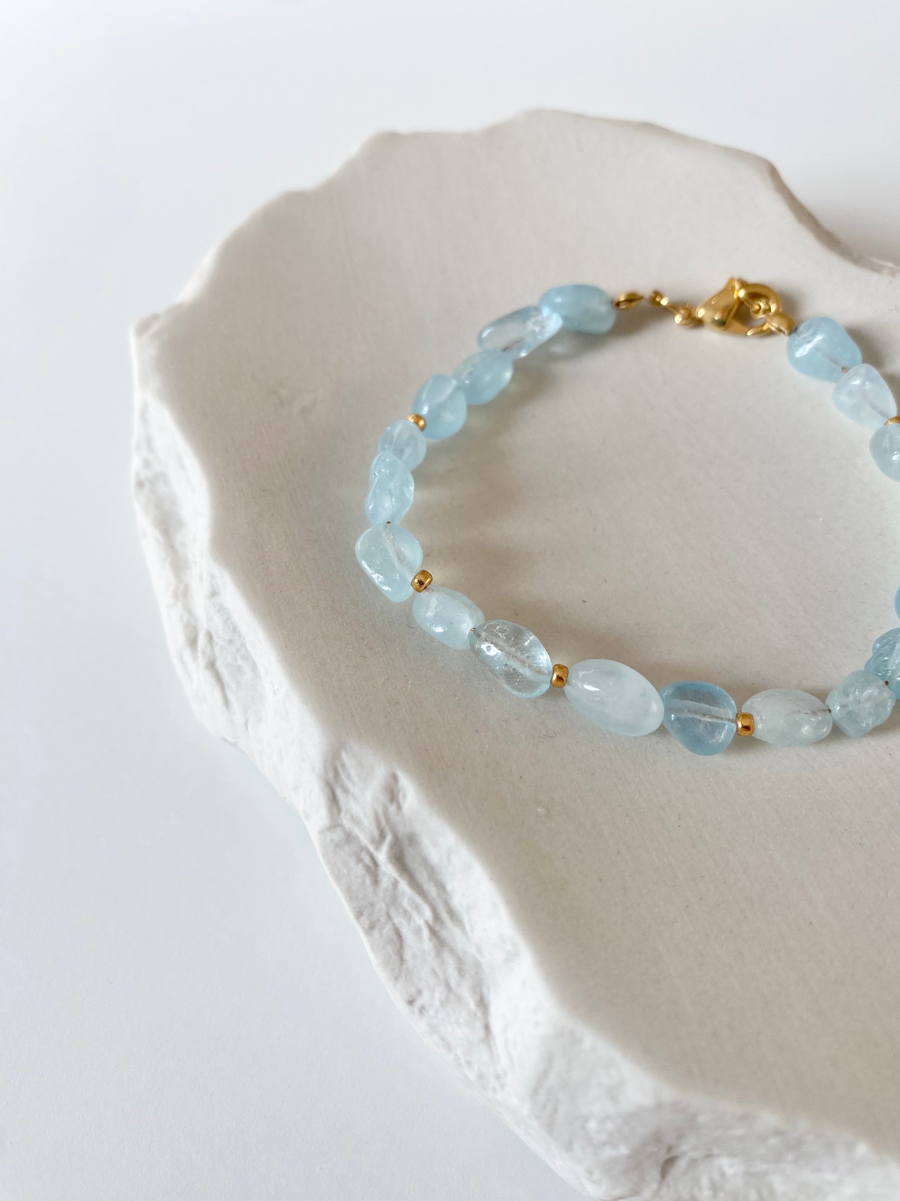 Nanami Bracelet | Aquamarin-Armband