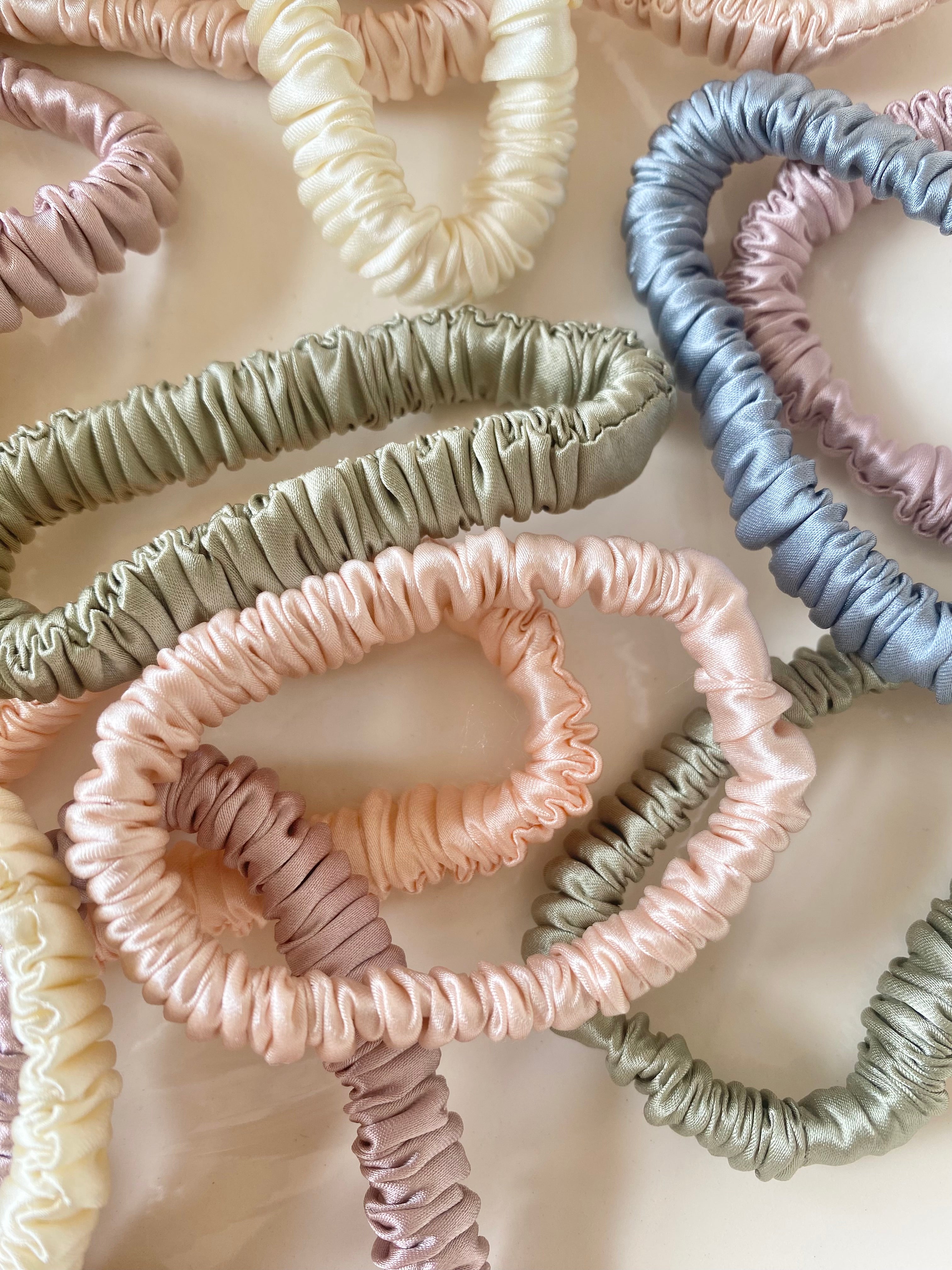 Little Silk Scrunchies