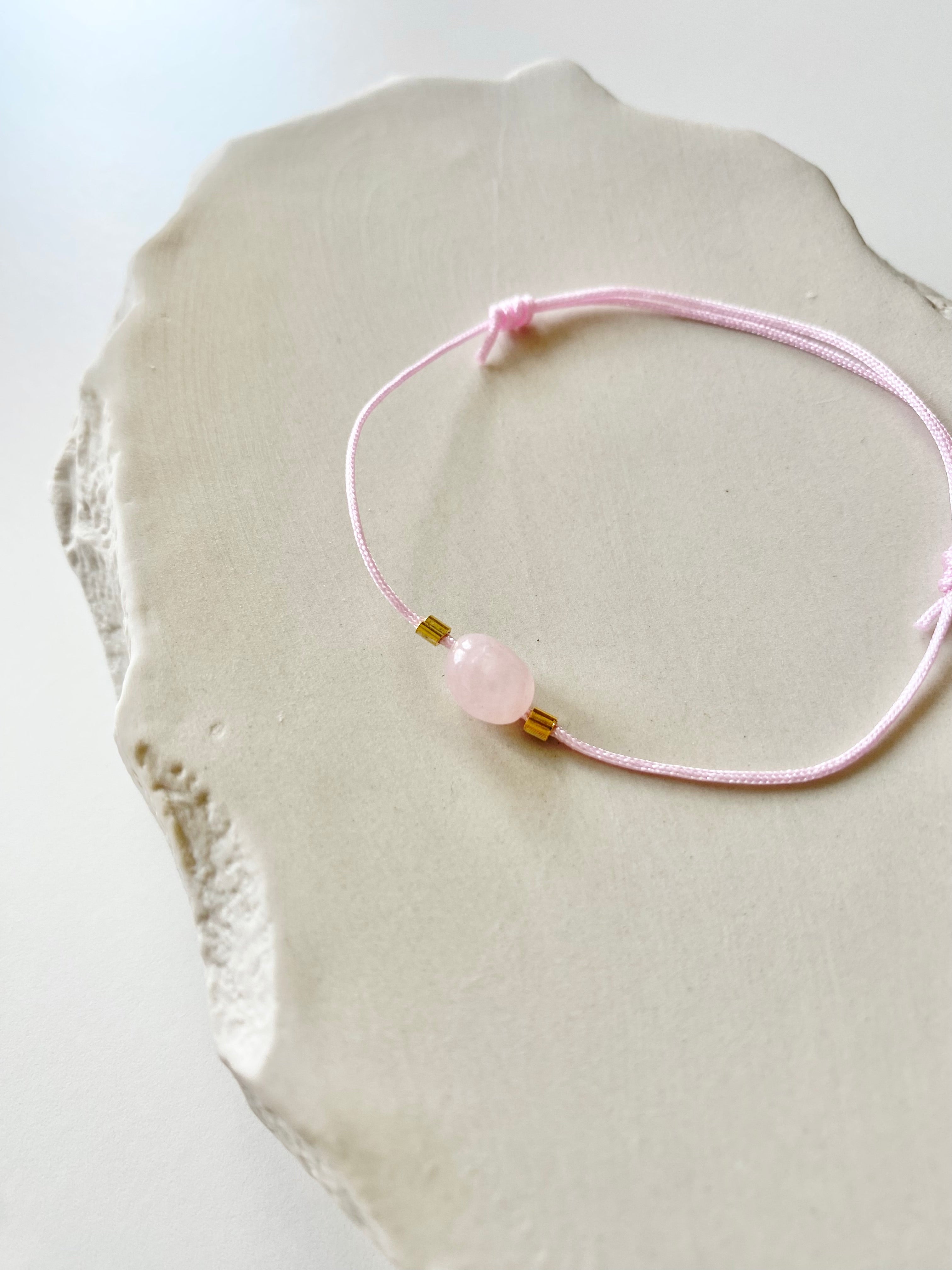 The Simple Bracelet Rosenquarz