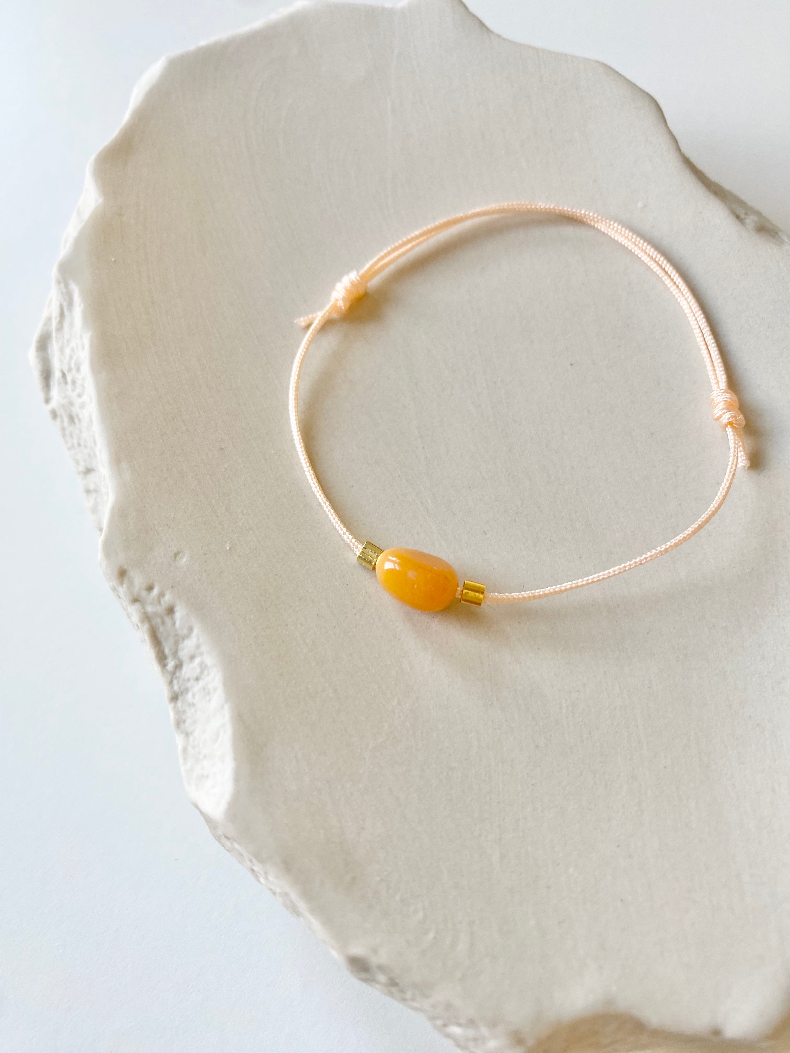 The Simple Bracelet Opal Gelb