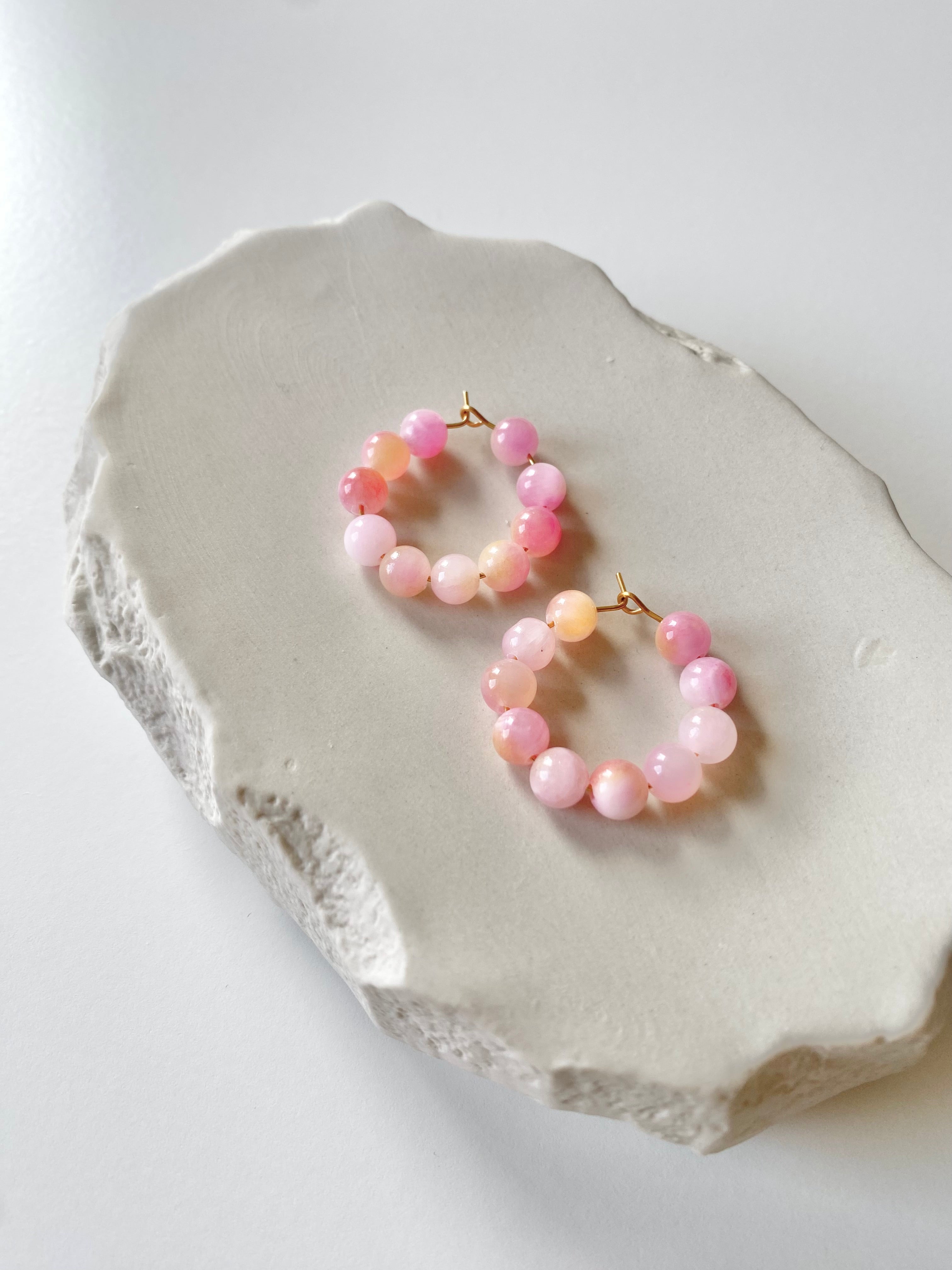 Pink Skies Hoops